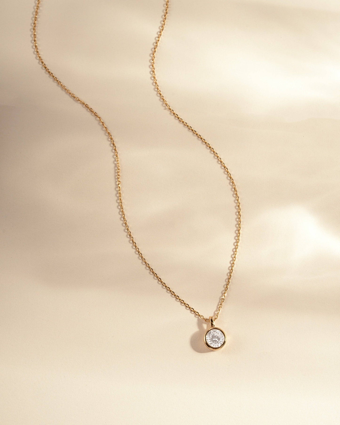 Round Bezel Necklace