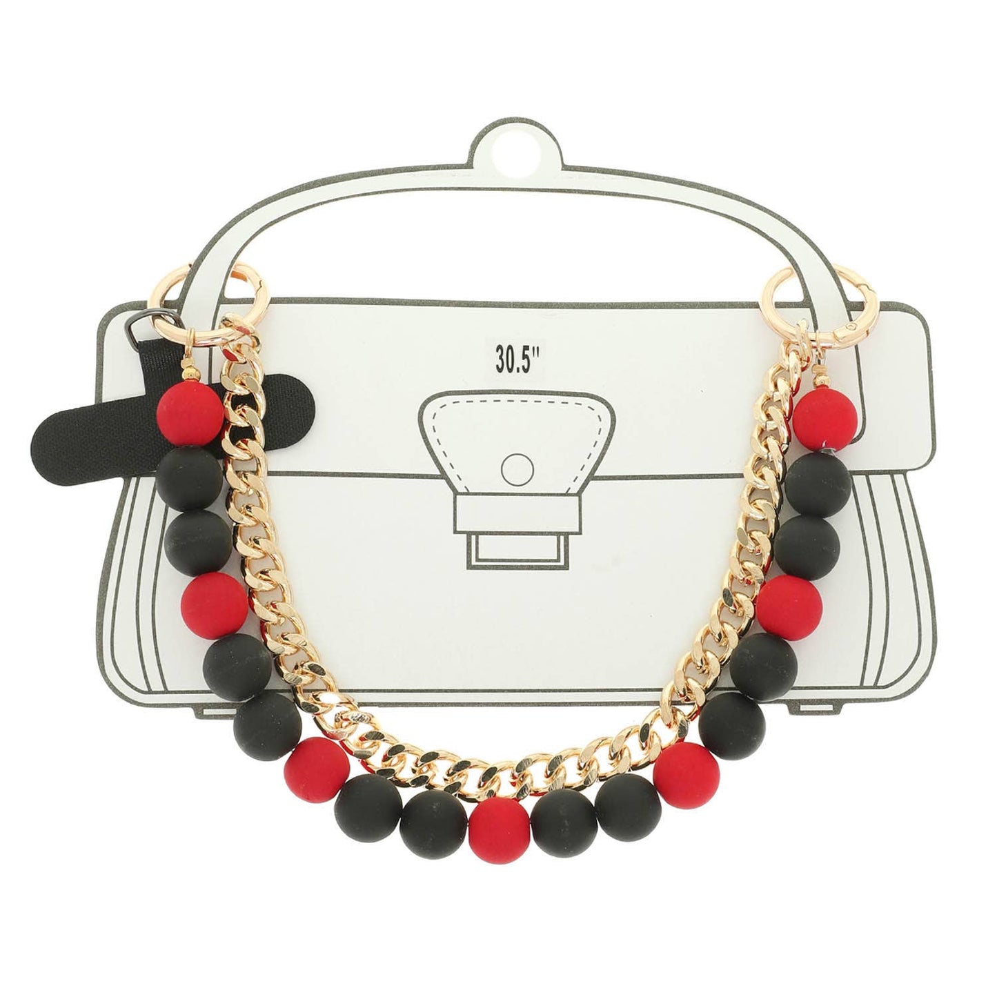 Gameday Team Colorway Dual-Strand Bag Charm