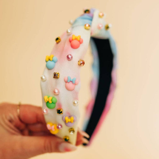 Watercolor Mouse Headband