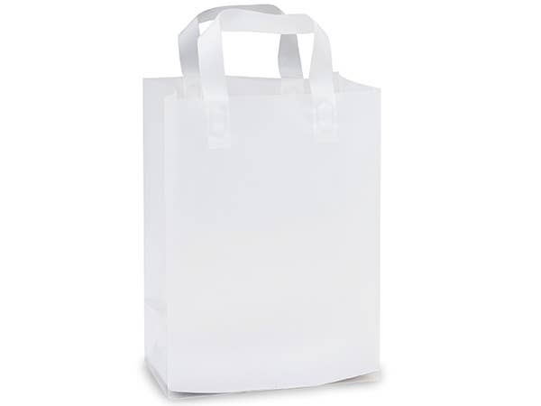 Frosted Plastic Retail Gift Bags
