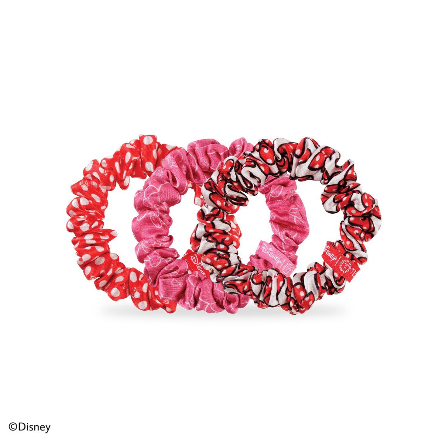 Minnie Mouse Small Silk Scrunchies