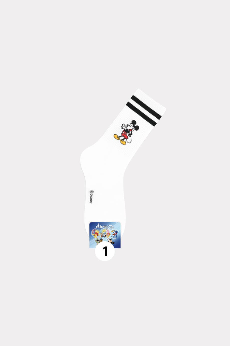 Disney Licensed Mickey Mouse Character Crew Socks