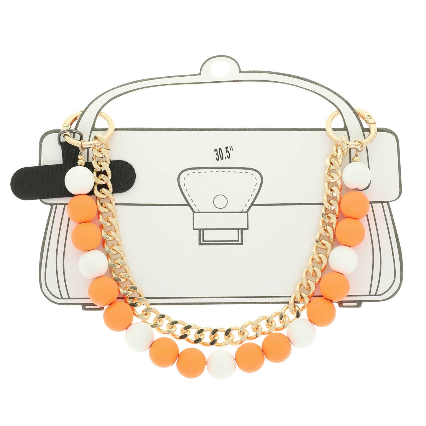 Gameday Team Colorway Dual-Strand Bag Charm