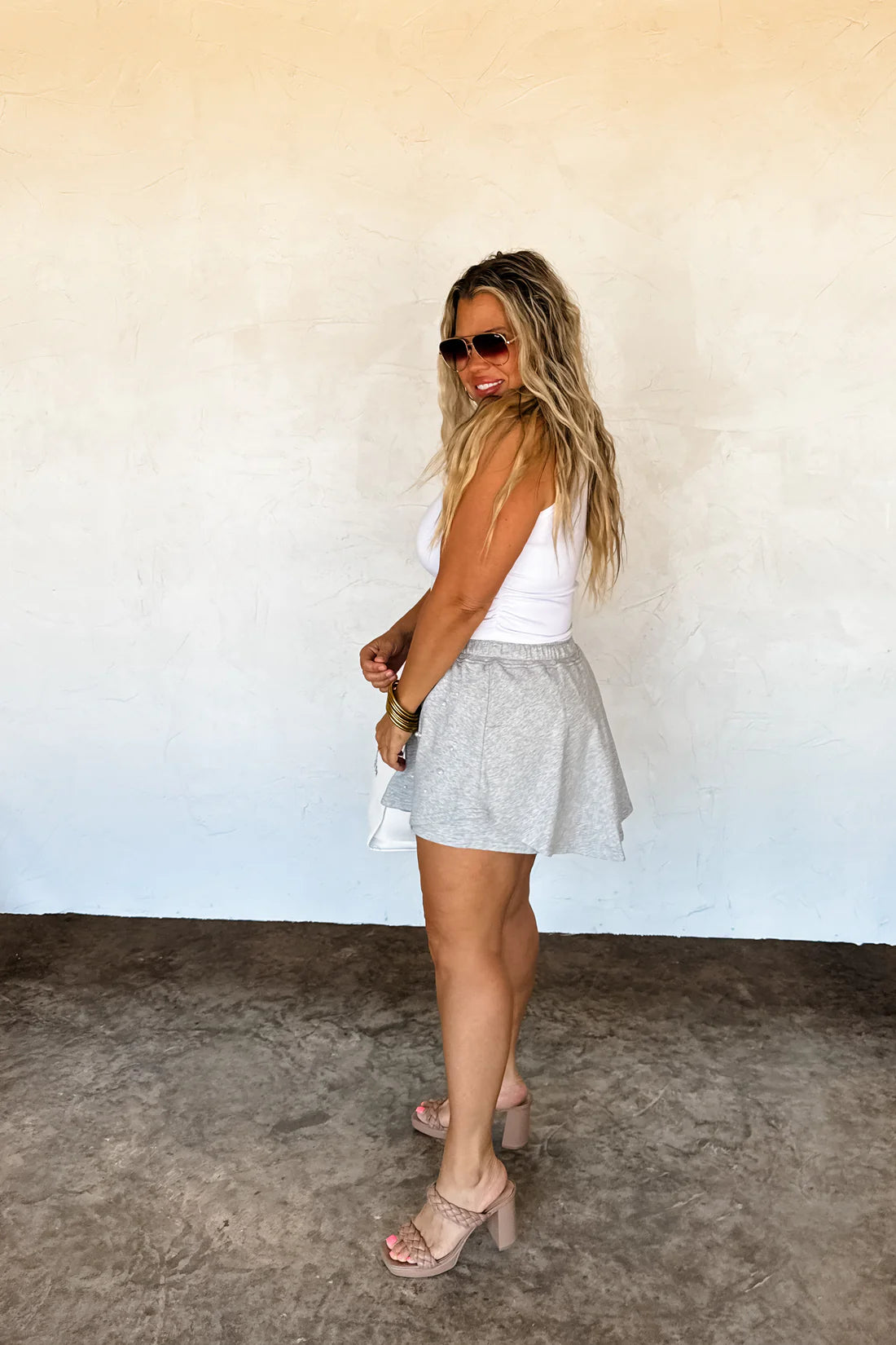 Pretty In Pearls Skort