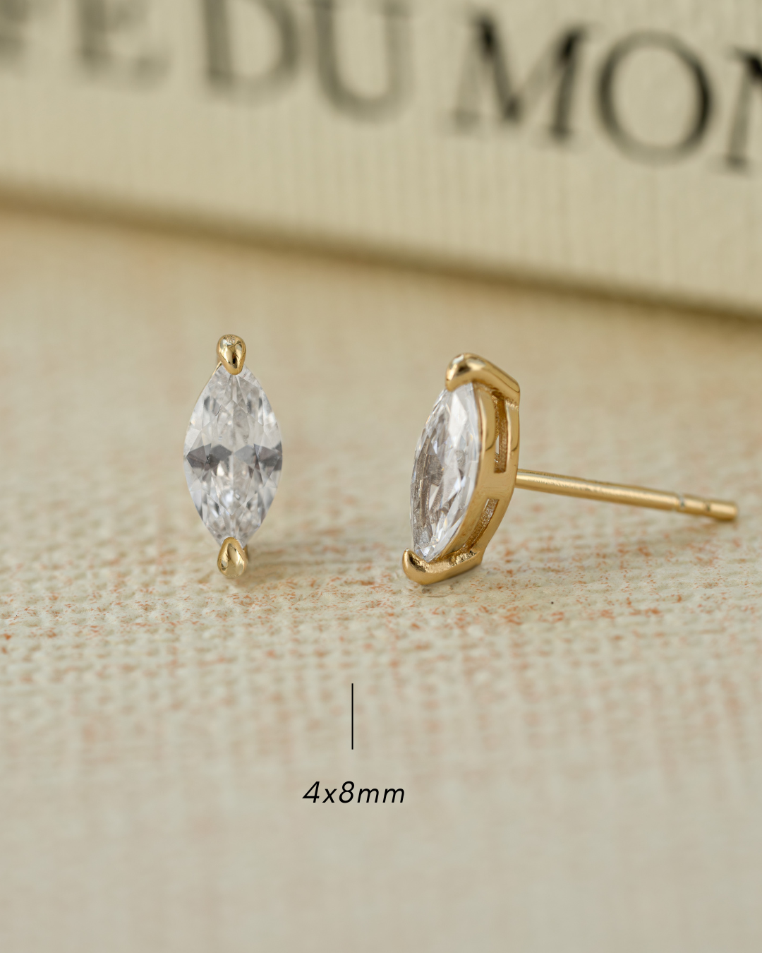 Marquise Studs (Multiple Sizes Available)