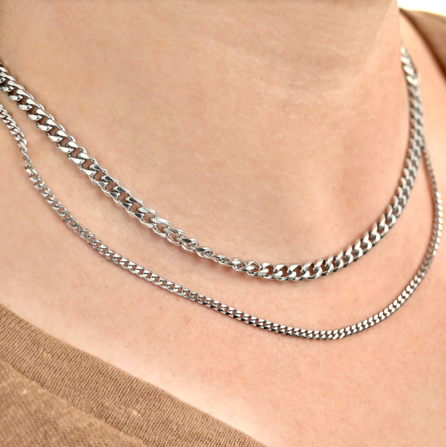 Cuban Chain Necklace - Unisex - Waterproof Stainless Steel