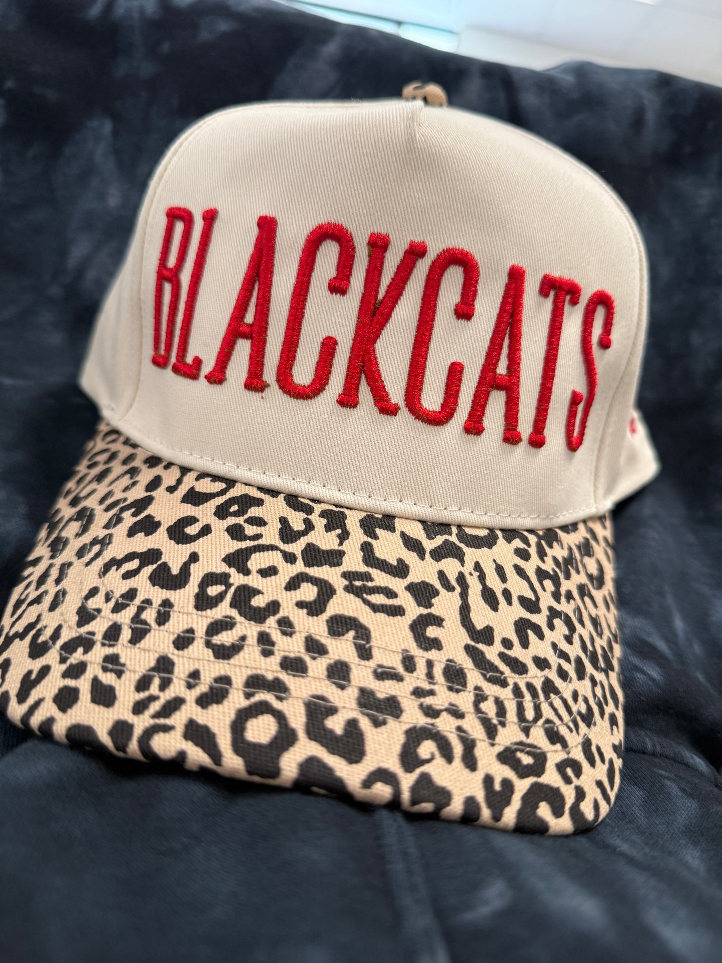 Embroidered Mascot Cheetah Hat