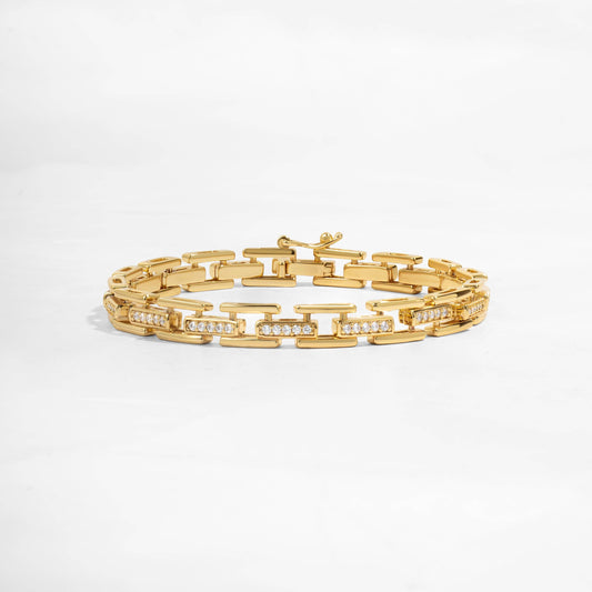 CZ Link Bracelet