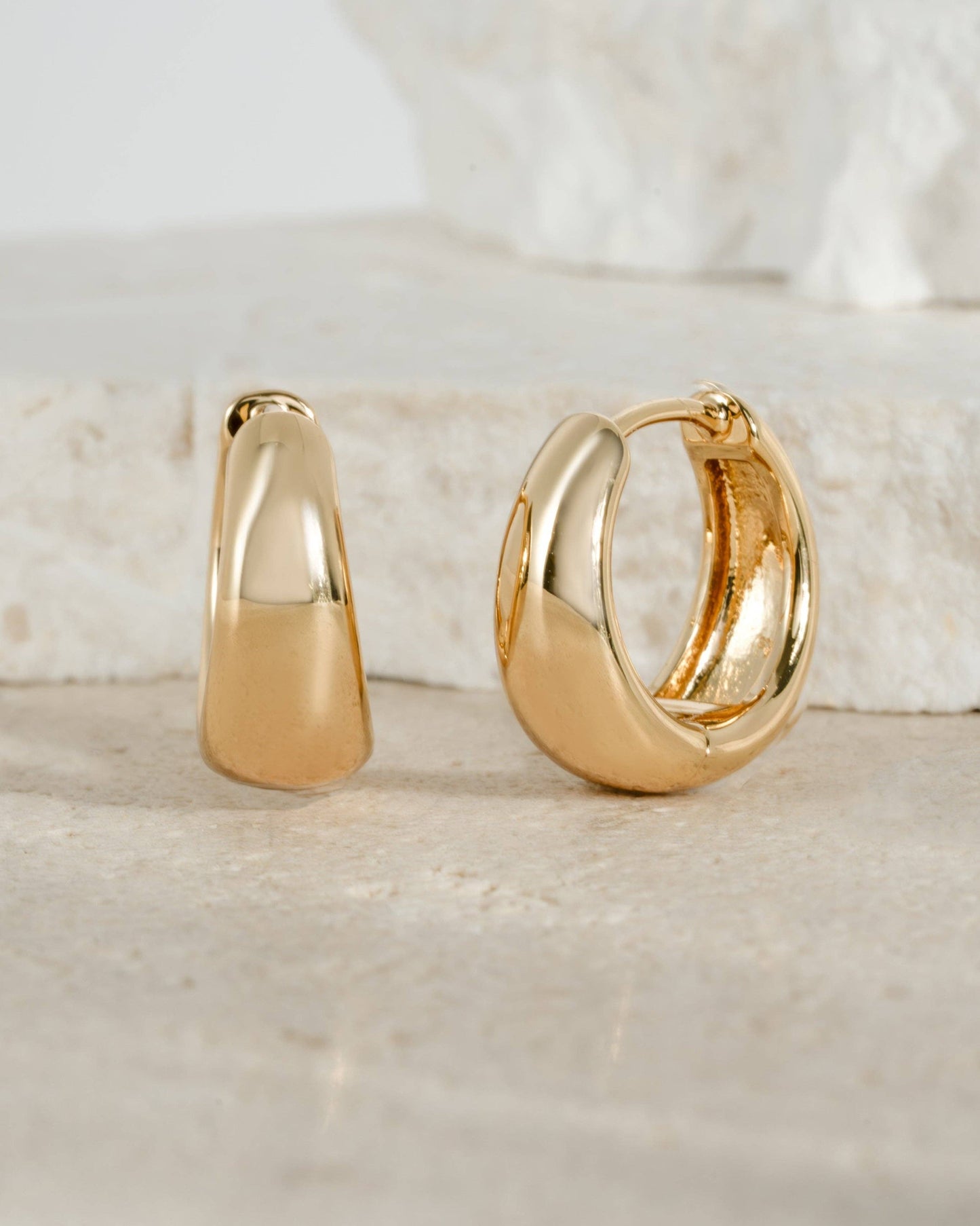 15mm Chunky Huggie Hoops