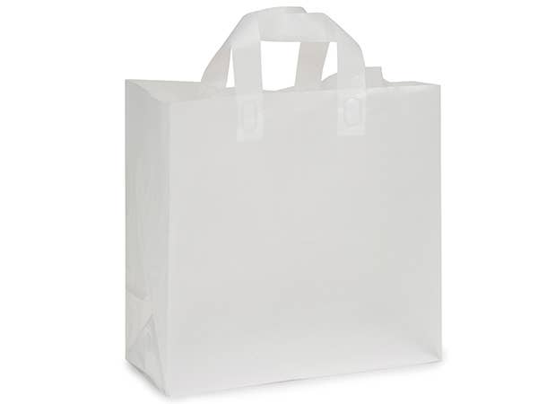 Frosted Plastic Retail Gift Bags
