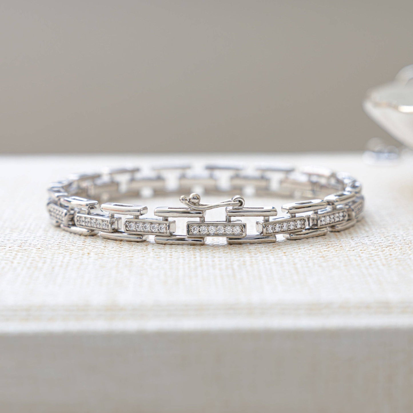 CZ Link Bracelet