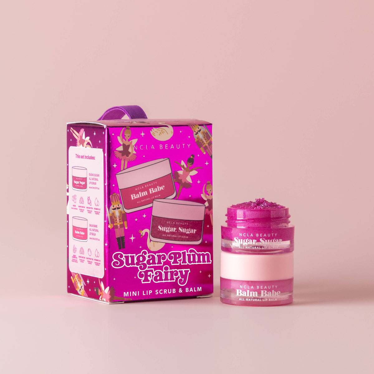 Sugar Plum Fairy Lip Treatment Holiday Ornament Gift Set