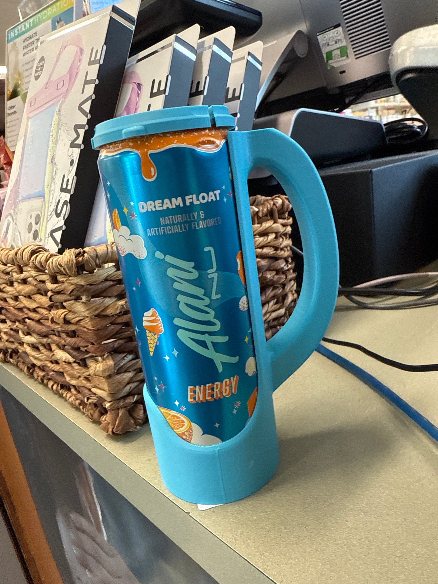 Skinny Can Holder + Lid |12 oz can