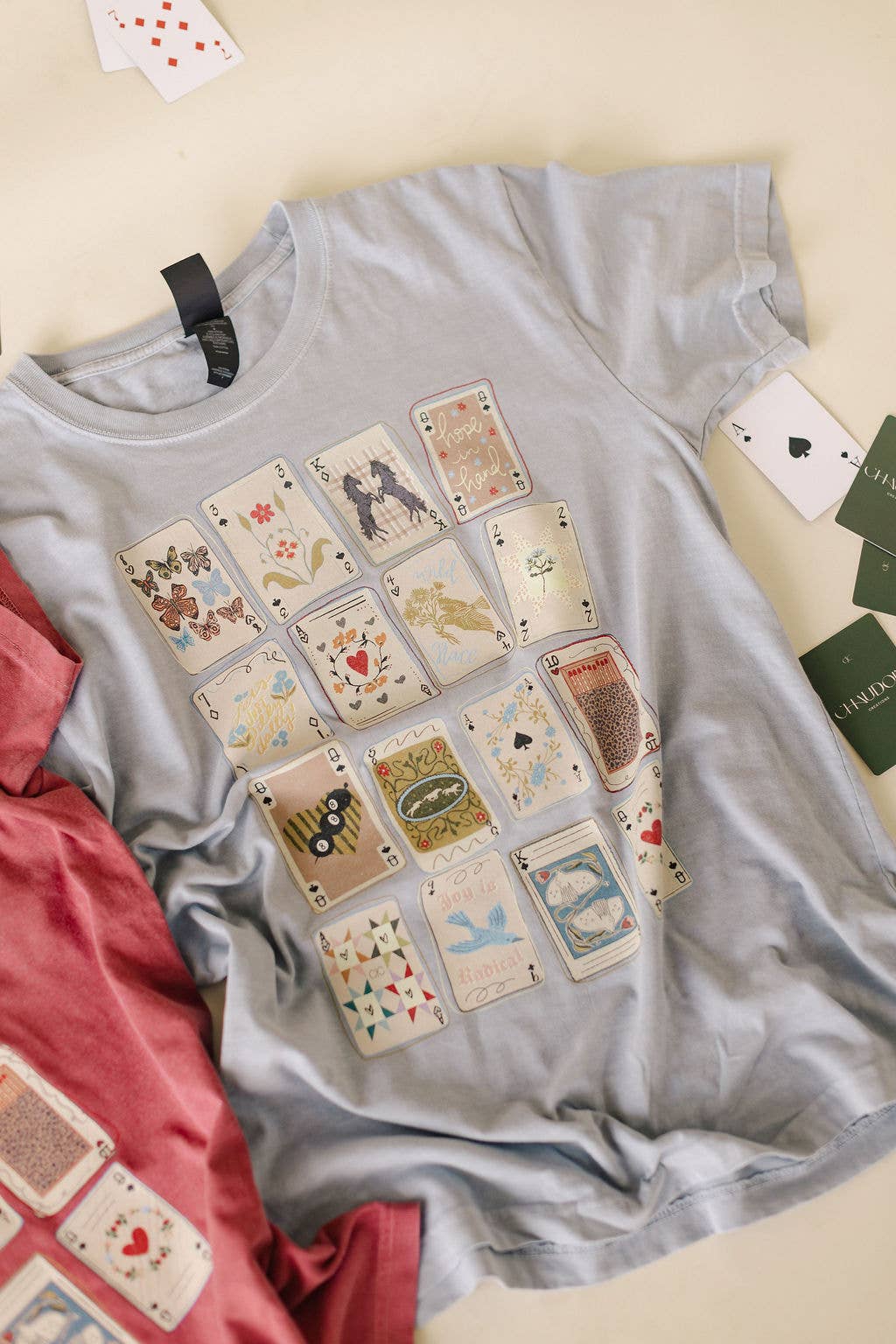 Wild Game Playing Card  Graphic Tee