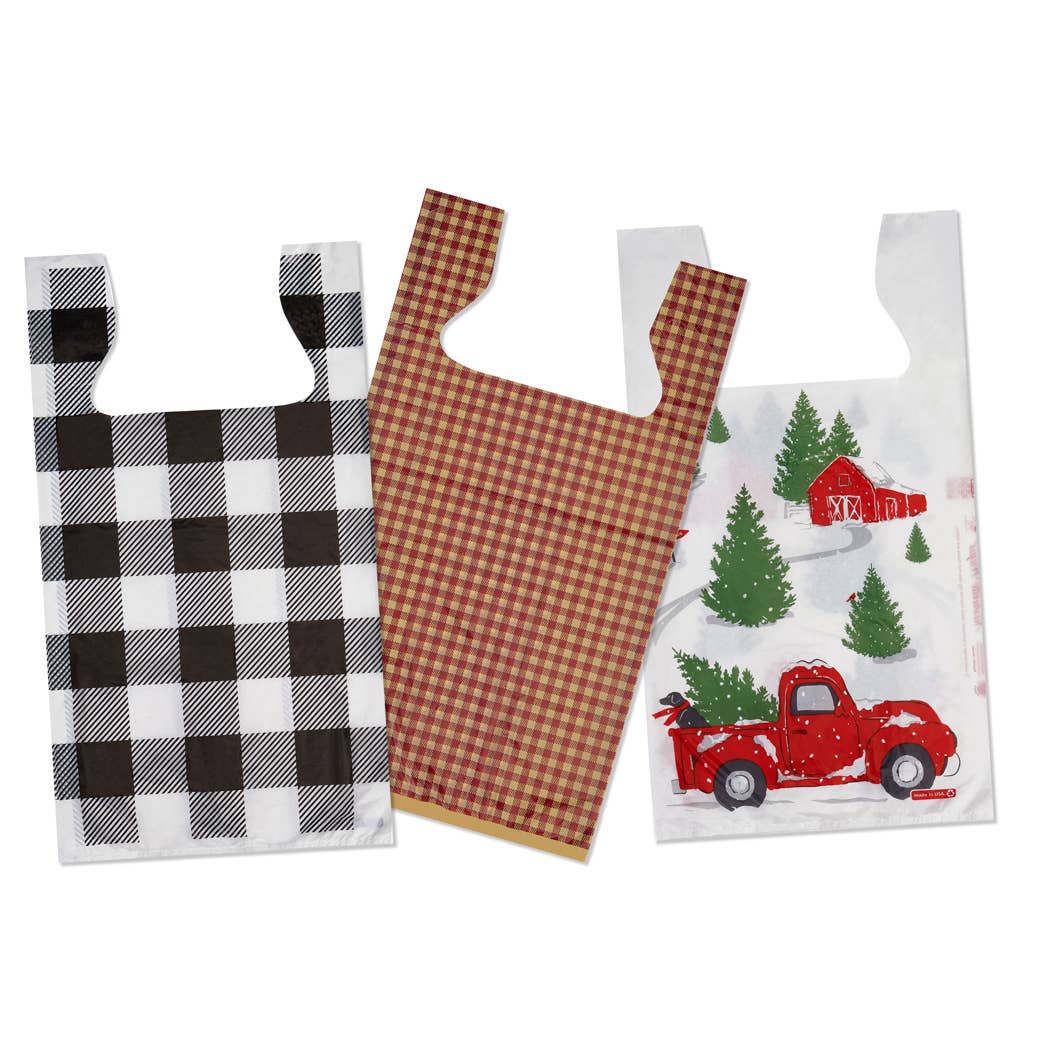 Plastic T Shirt Merchandise Bag Prints