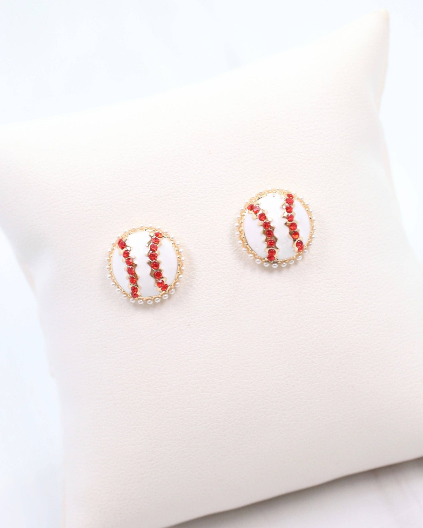 Billy Jo Baseball Stud White