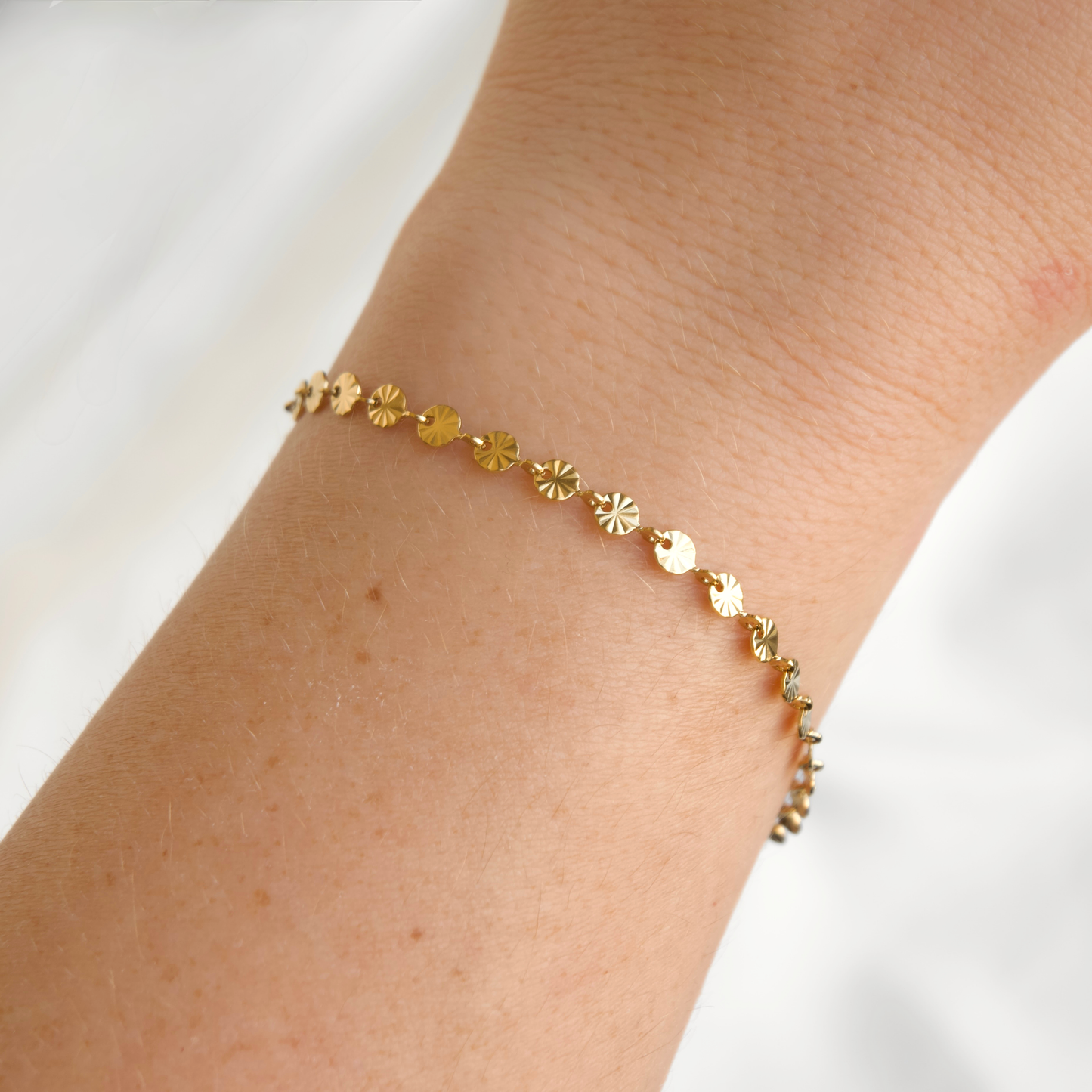 Everyday Stacking Bracelets - Stainless Steel Gold Chains