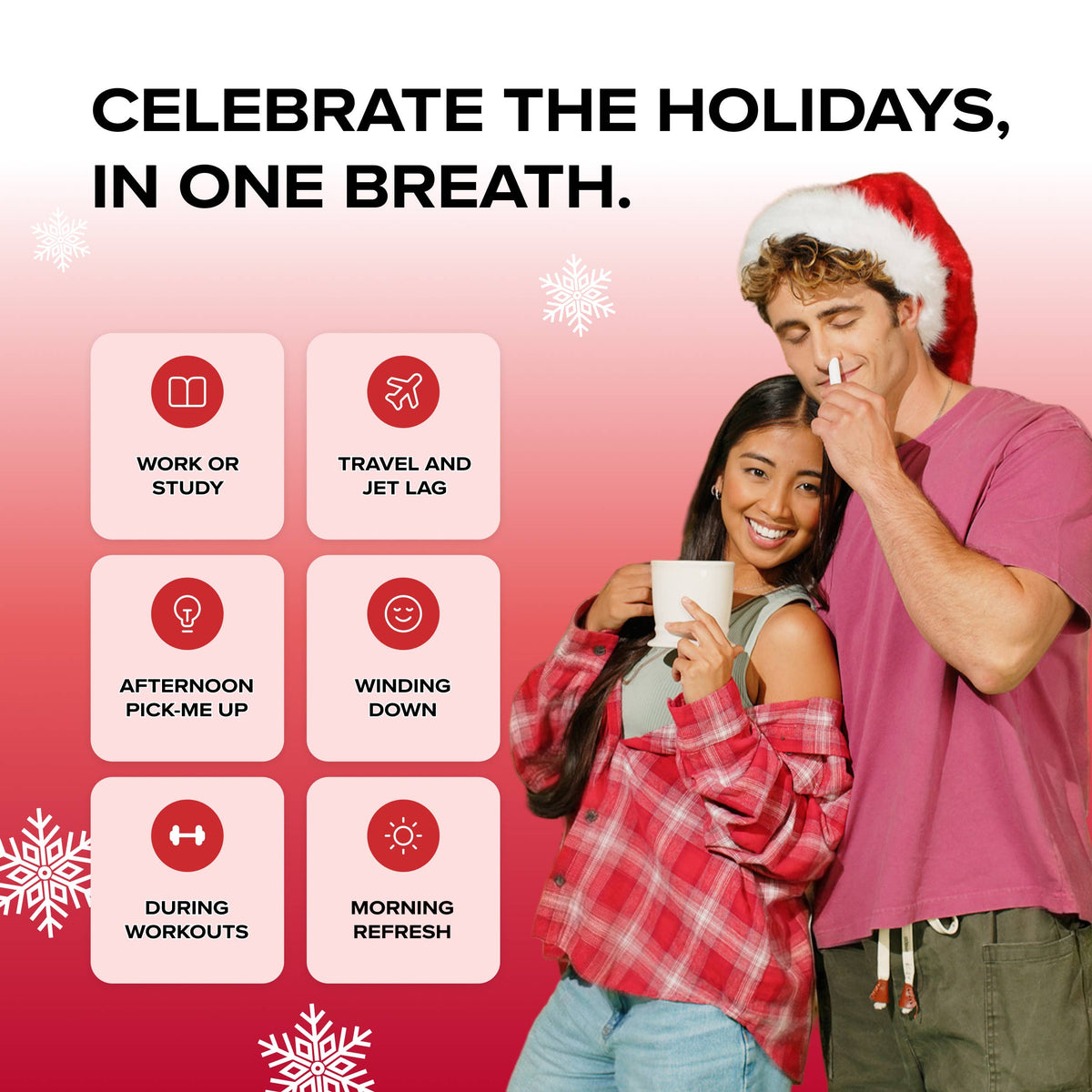 BoomBoom Nasal Stick | Cool Refreshing Vapors  | Candy Cane