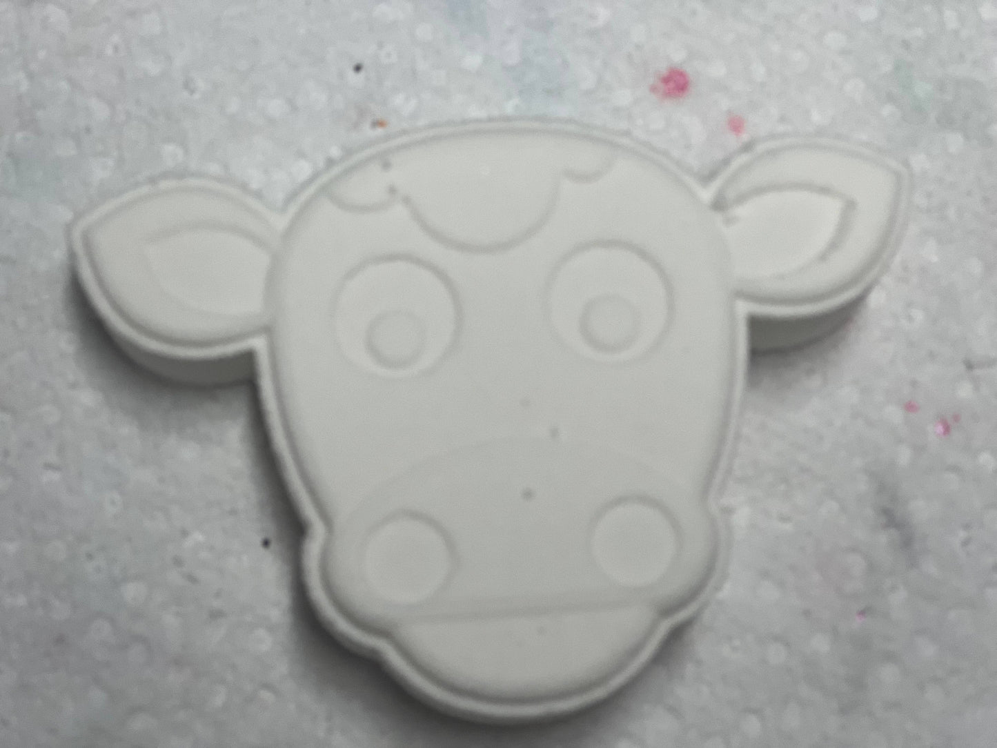 Comfy Cow Bath Pouf - Oatmeal & Honey Scent