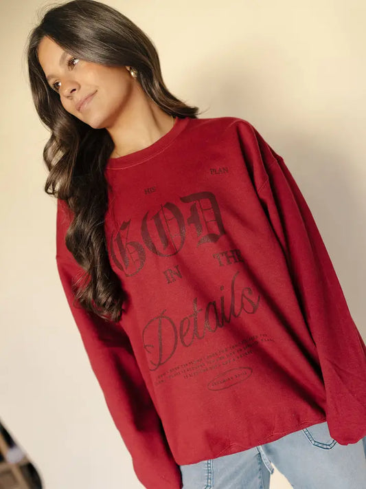 Trust His Plan, God Is in the Details Crewneck