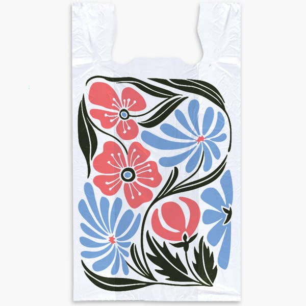 Plastic T Shirt Merchandise Bag Prints