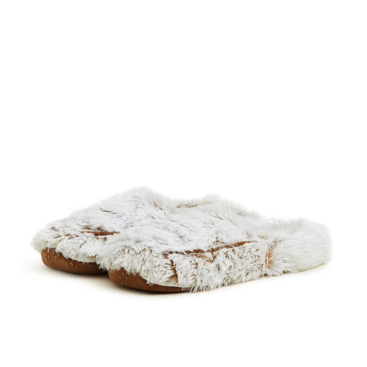 XL Marshmallow Brown Warmies Slippers