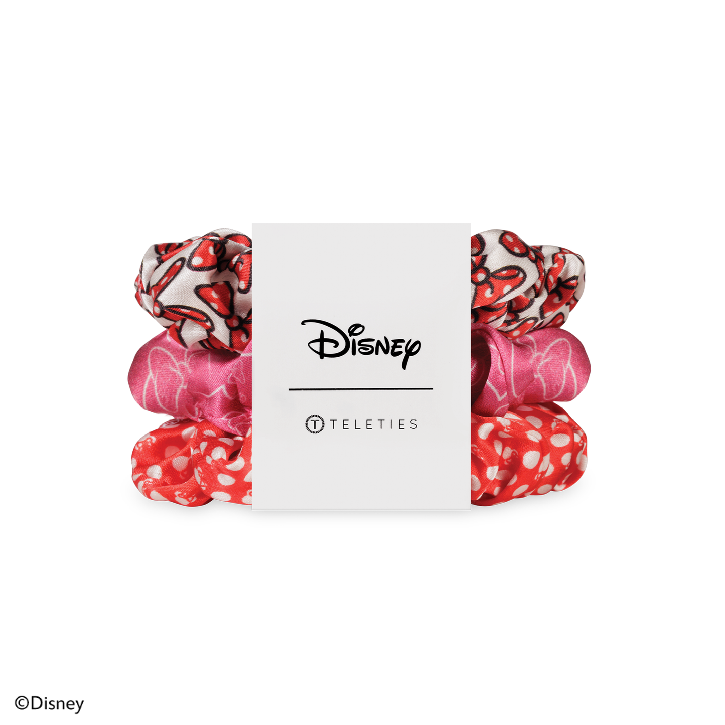 Minnie Mouse Large Silk Scrunchies