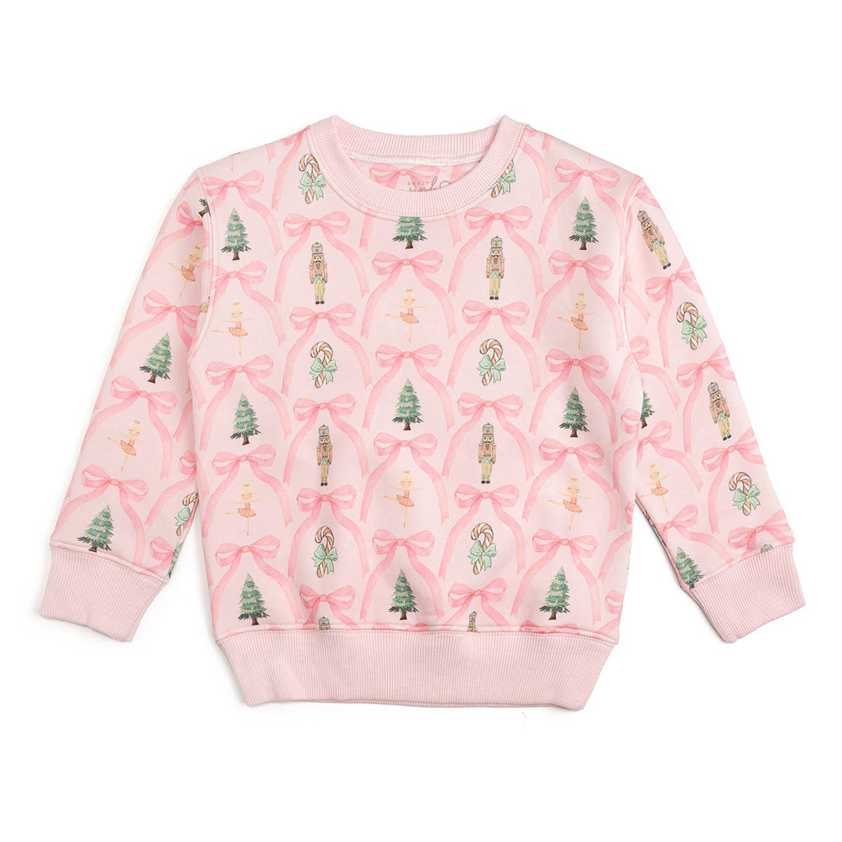 Nutcracker Trellis Christmas Sweatshirt - Kids Clothing