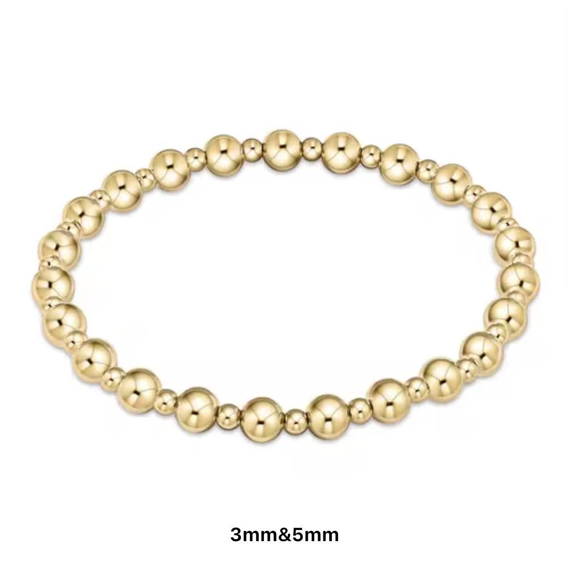 Classic Multi Mixed Beaded Waterproof Non-Tarnish Bracelets