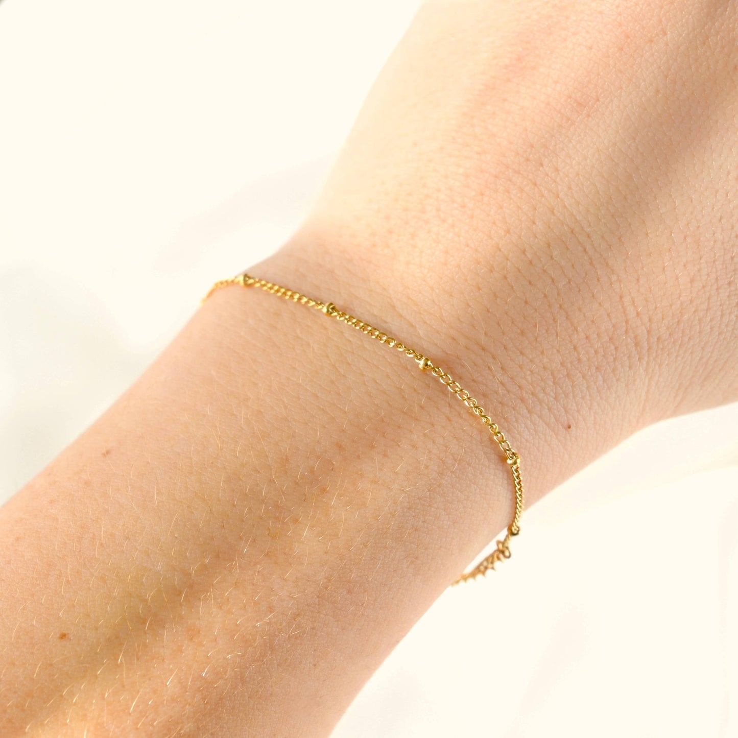 Dainty Gold Bracelets - Waterproof Chain Bracelets for Women