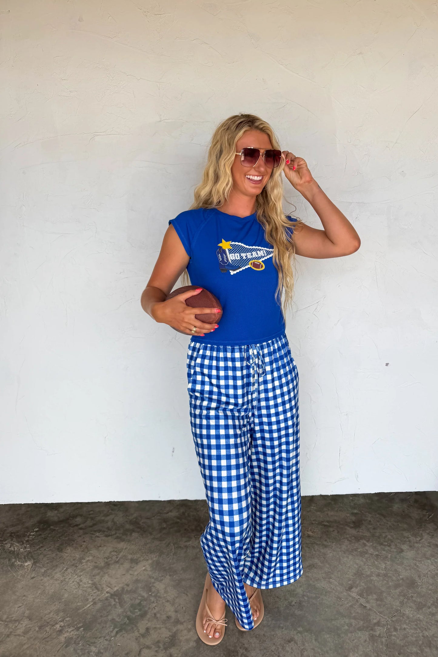PREORDER- GAME DAY HADDIE WIDE LEG PANTS