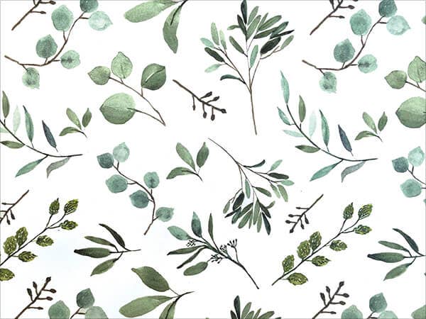 Floral & Nature Print Tissue Paper Sheets