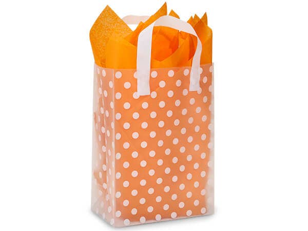 Polka Dot Plastic Gift Bags