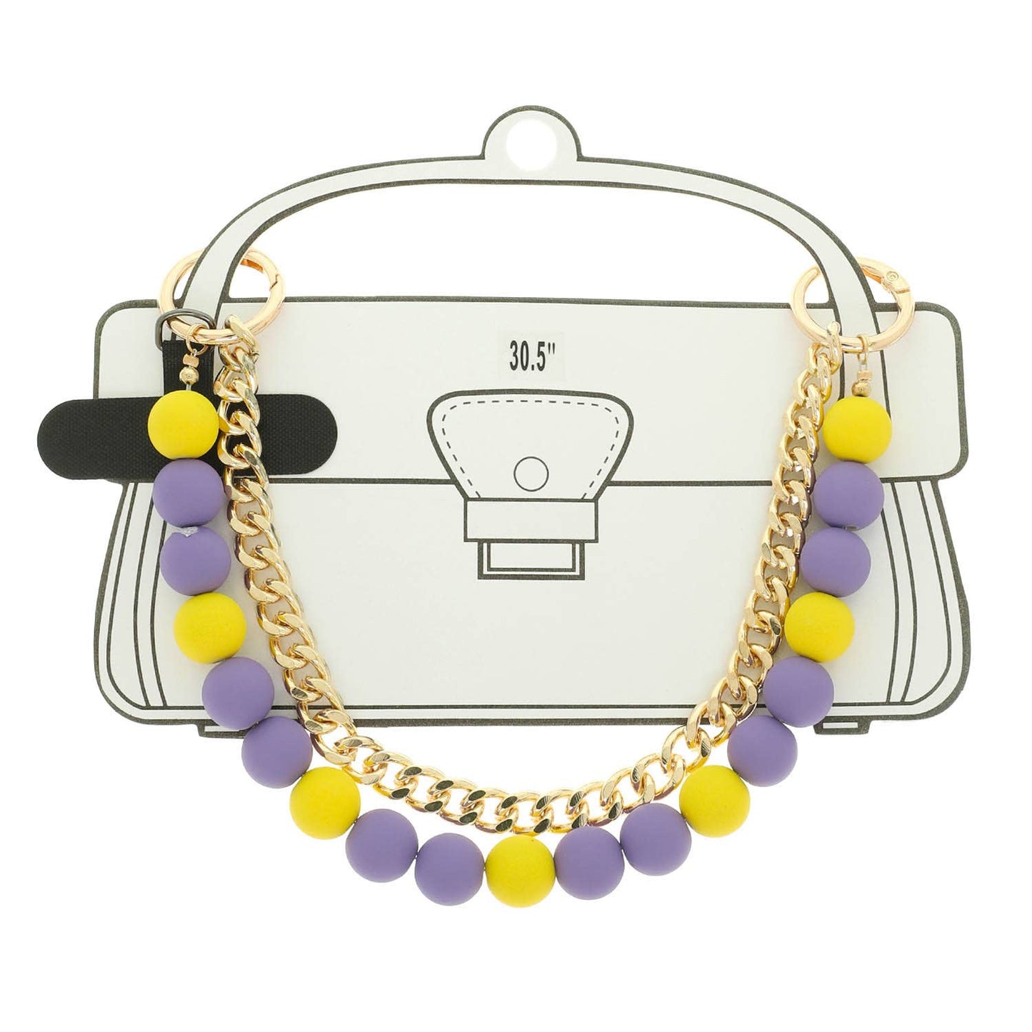 Gameday Team Colorway Dual-Strand Bag Charm