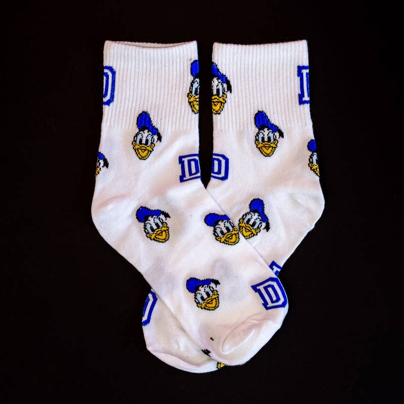 Blue Varsity D Socks