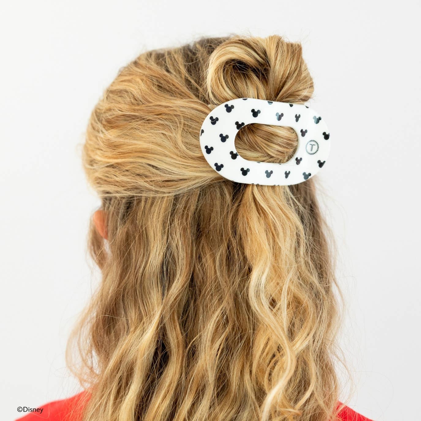 Flat Round Hair Clip | Large | The Iconic Mickey Mouse