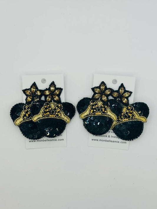 Minnie Safari Hat Earrings - MBA Exclusive