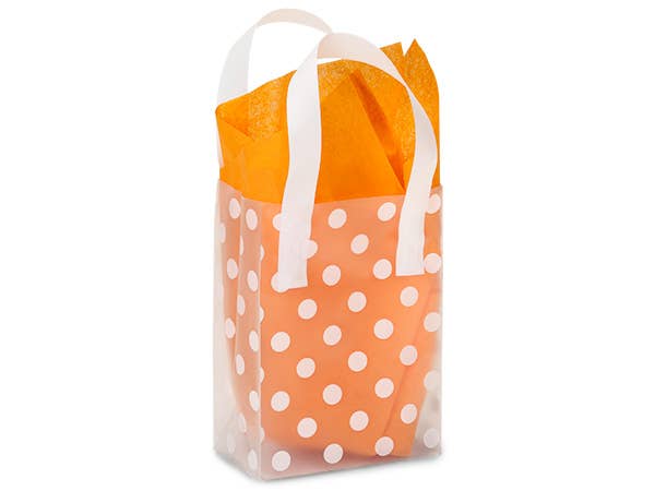 Polka Dot Plastic Gift Bags