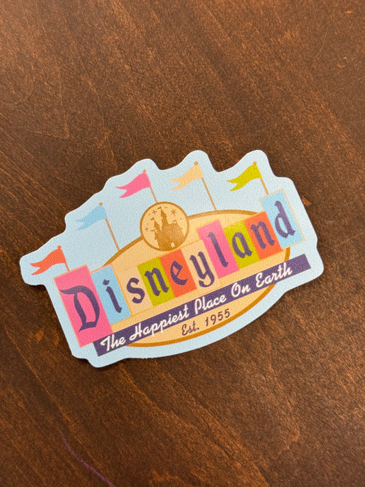 Park waterproof vinyl Sticker
