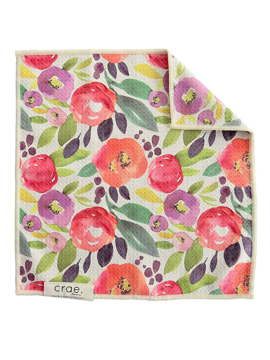 Flora: Double Sided Washcloth