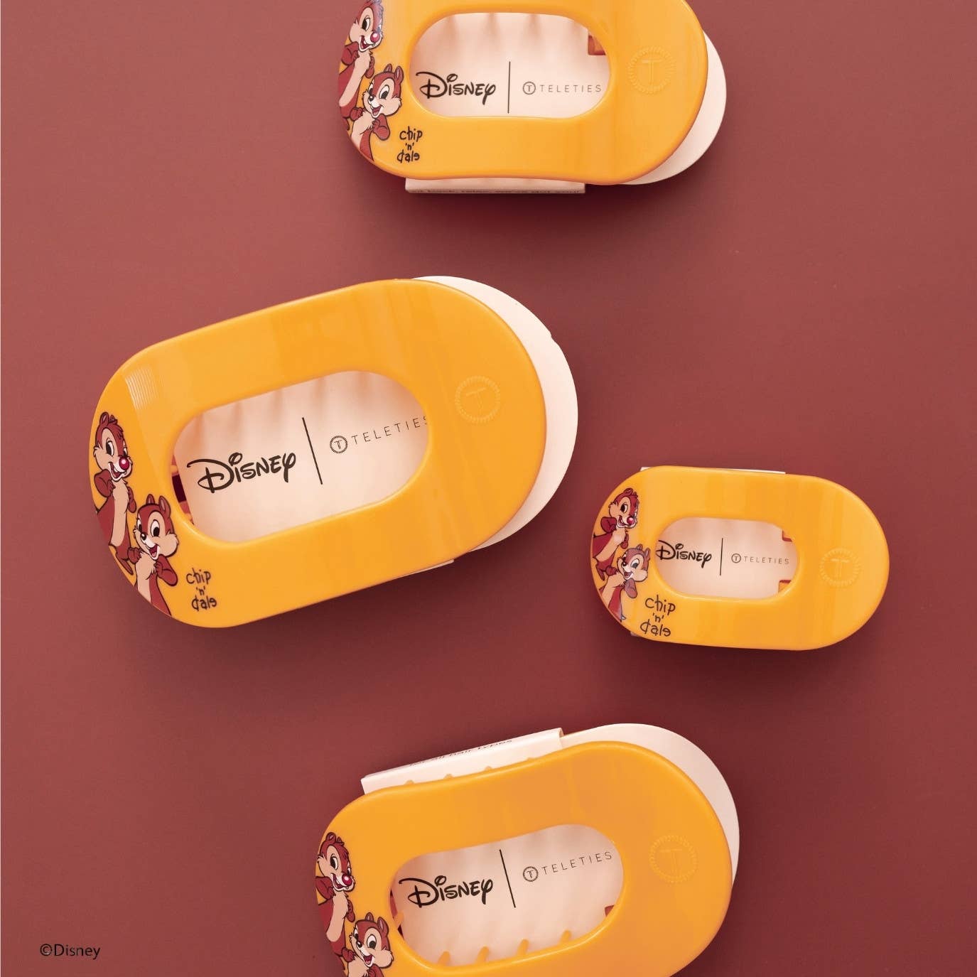 Flat Round Hair Clip | Large | Chip 'N Dale