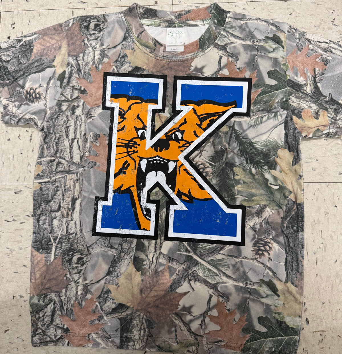 Power K Luxe Camo Tee