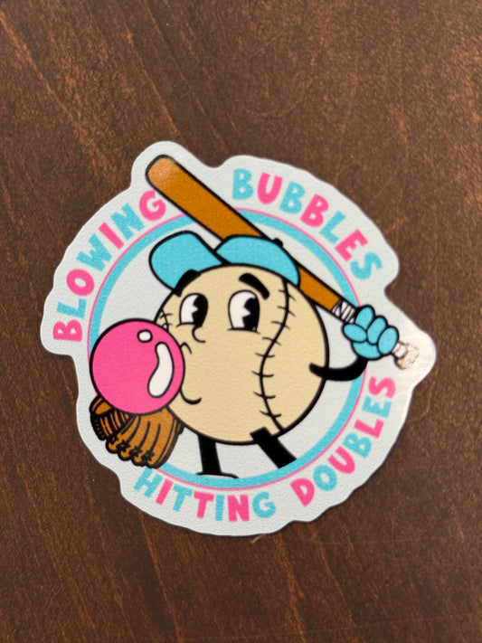 Baseball Waterproof Vinyl Sticker