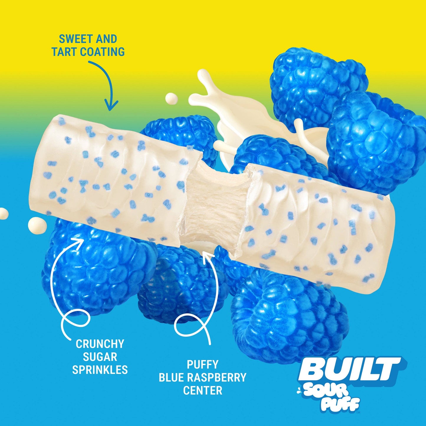 Blue Razz Blast Sour Puff
