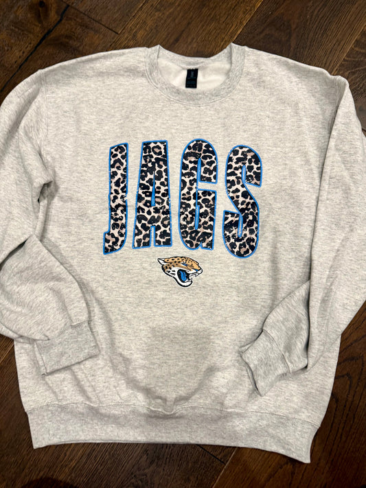 Jags Leopard Vintage Crewneck