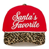 Santas Favorite Leopard Hat