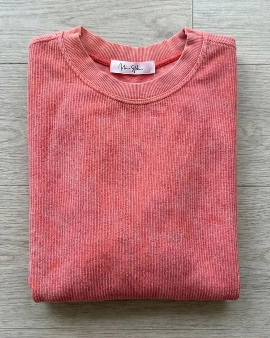 Essential Luxe Corded Crew