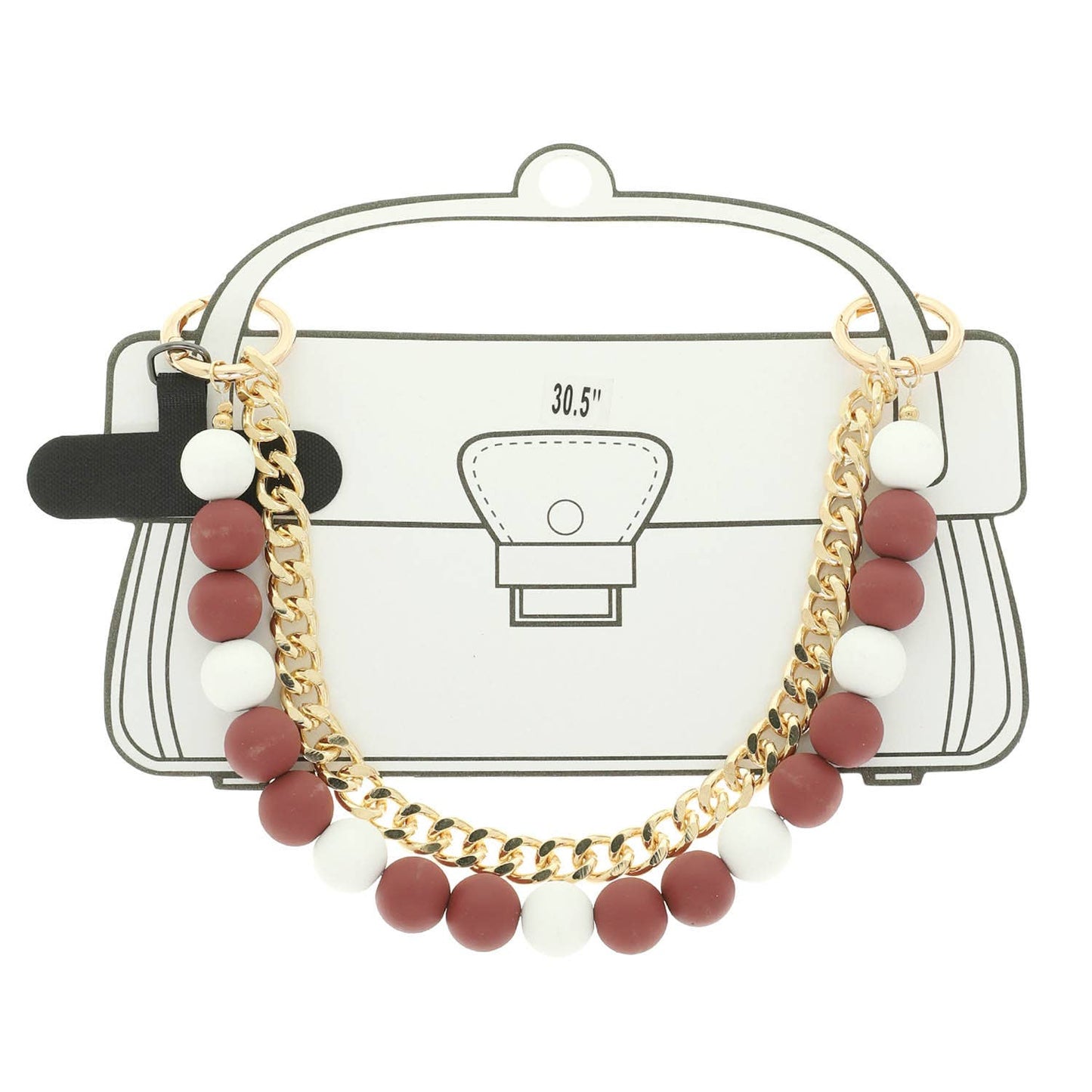 Gameday Team Colorway Dual-Strand Bag Charm