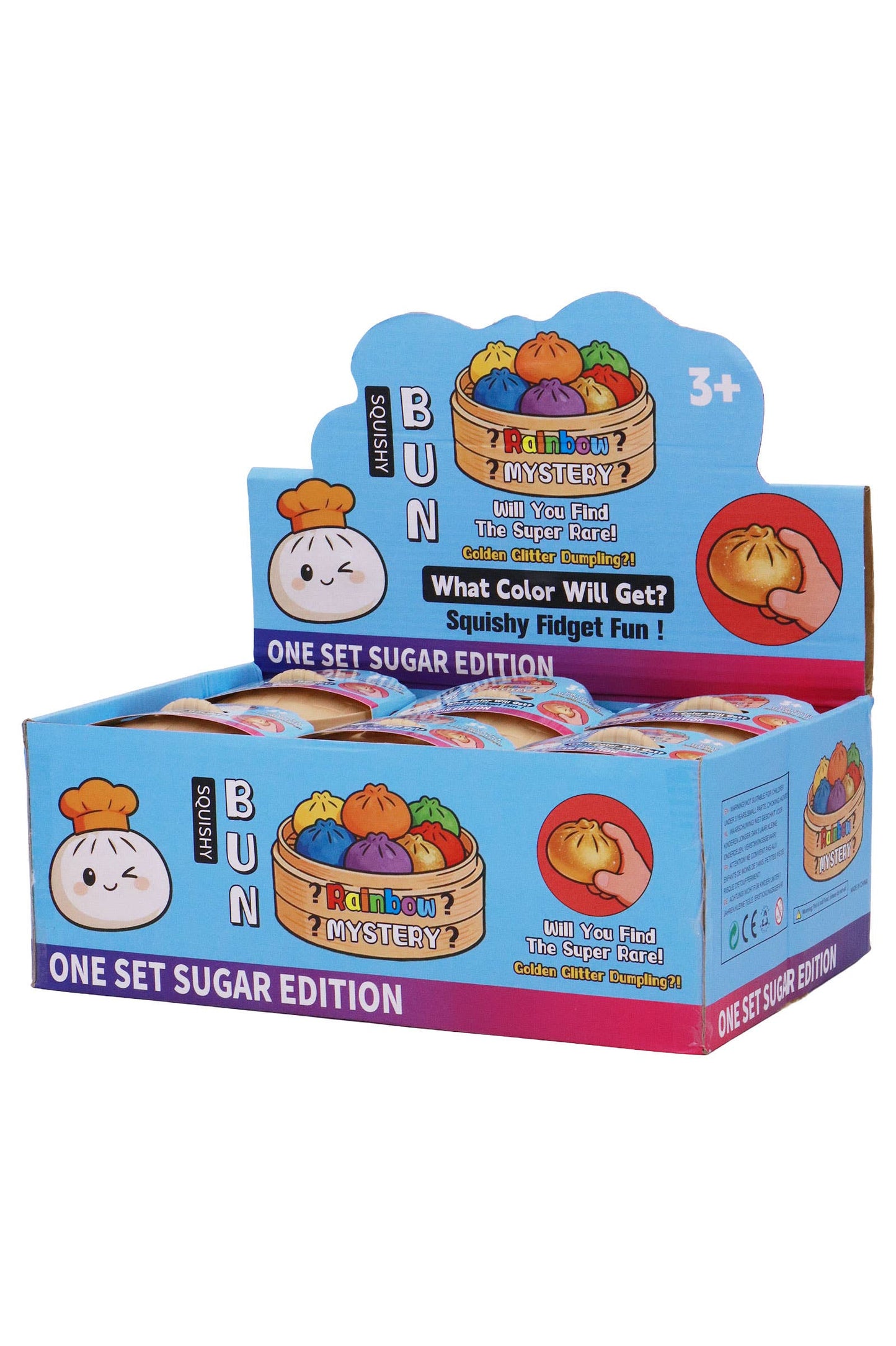 Ombre Dumpling Soft Slime Filled Squishy Blind Box - 12 Pcs