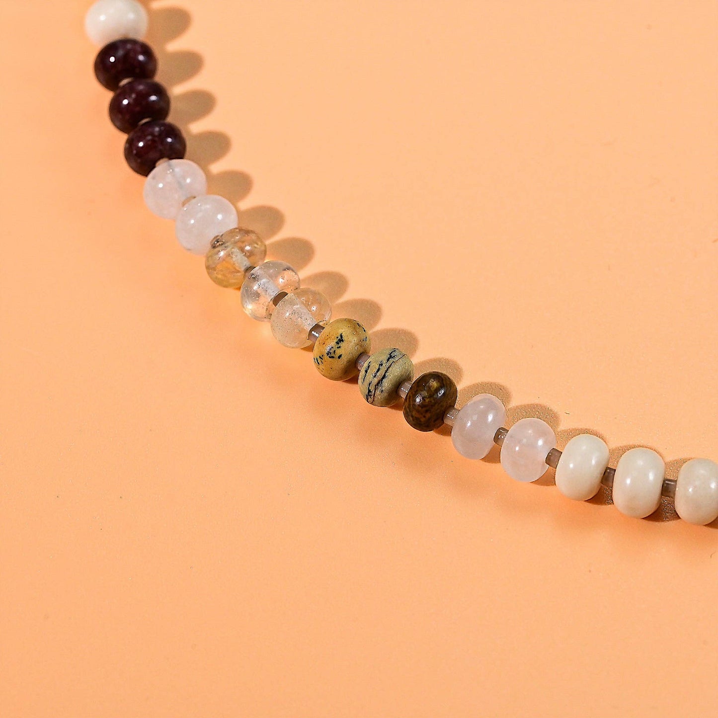 Golden Sand Stone Necklace